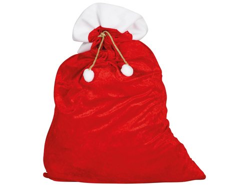 Pungă cadou Moș Crăciun - 55 x 95 cm - 1 buc.