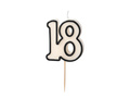 Lumânare pentru a 18-a aniversare - 5,5 cm - 1 buc.