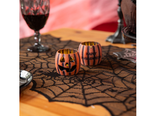 Lumânare LED Halloween dovleac - 5 cm - 1 buc.