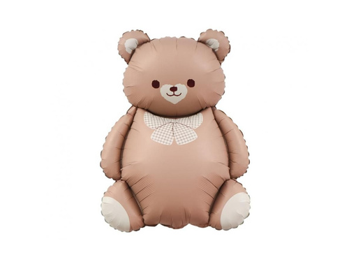 Balon folie ursuleț maro - 65x47cm - 1 buc.