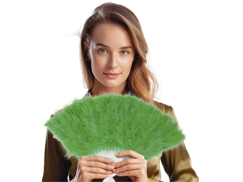 Evantai pană verde - 1 buc.