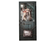 Psihiatru decorare ușă pentru Halloween - 1 buc.