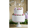 Topper argint pentru tort Love - 17 cm - 1 buc.