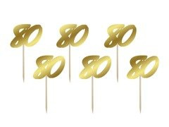 Picuri pentru tort 80 - 6 buc.