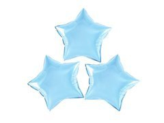Baloane din folie Blue Star - 23 cm - 3 buc.
