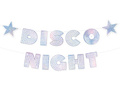 Ghirlandă Disco argintie - 1 buc.