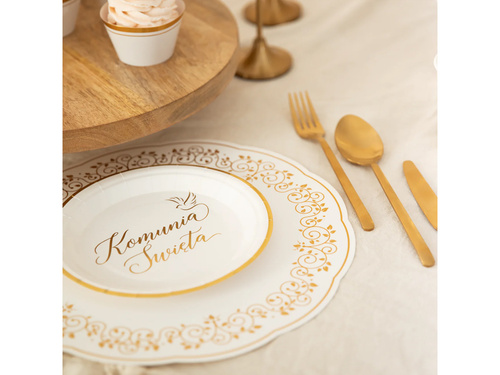 Farfurii de hârtie pentru Sfânta Împărtășanie - 18 cm - 6 buc.