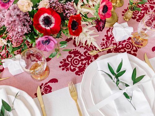 Cutii pătrate pentru oaspeți alb - 10 buc.