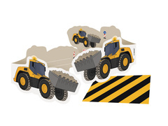 Invitații aniversare Construcție - 8 buc.