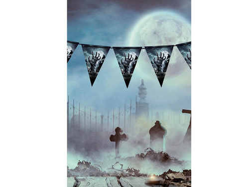 Banner steag zombie - 300 cm - 1 buc.