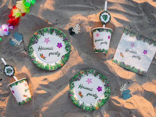 Farfurii Hawaii Party - 18 cm - 6 buc.