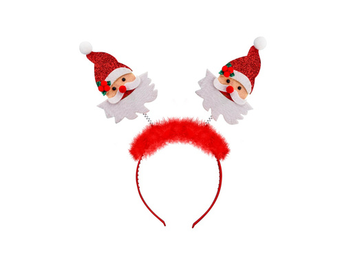 Bentiță Moș Crăciun cu blană