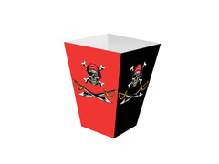 Cutii de popcorn pirat - 6 buc.