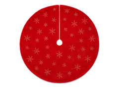 Acoperire pom de Crăciun - roșu - 80 cm - 1 buc.