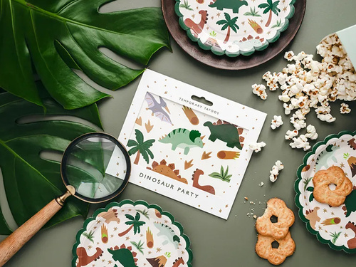 Dinosauri tatuaje lavabile