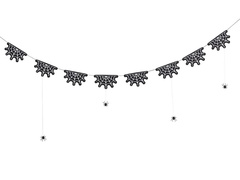 Ghirlanda de Halloween Păianjeni - 2 m - 1 buc.