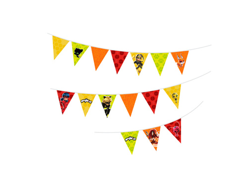 Banner cu steaguri „Miraculum” – 200 cm – 1 bucată.