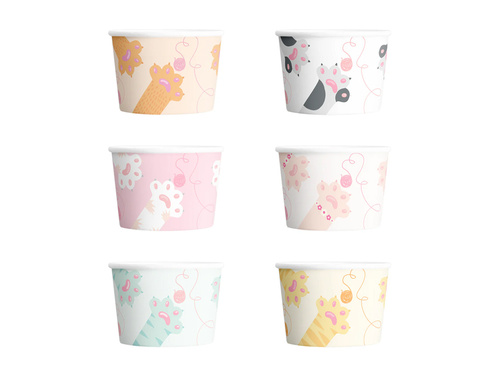 Cupe pentru înghețată Cats - 150 ml - 6 buc.