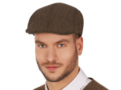 Beretă englezească maro - 1 buc.