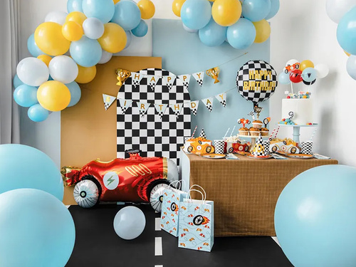Birthday Cars steag banner - 300 cm - 1 buc.