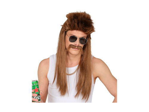 Peruca Redneck cu mustață