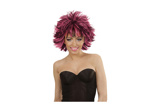 Peruca neagră și roz Steamy