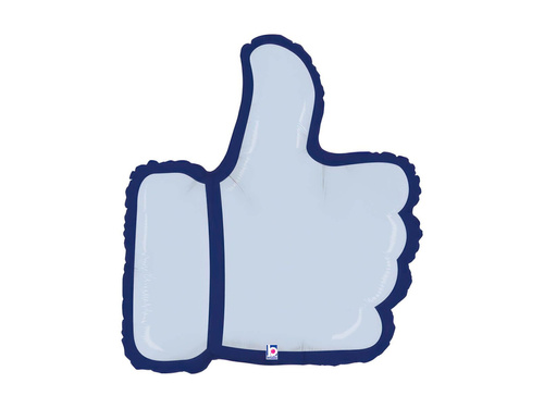 Balon din folie cu forma "Lajk" - degetul mare în sus - 24" - 1 buc.
