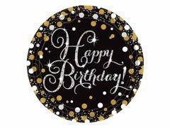 Farfurii aniversare - 23 cm - 8 buc.