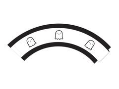 Cupcake cupcakes Merry Ghost - 6 buc.