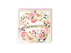 Invitații aniversare Flori - 5 buc.