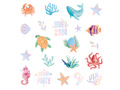 Tatuaje lavabile Ocean - 21 buc.