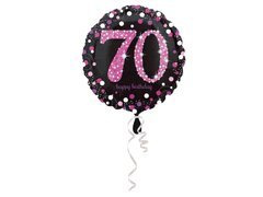 Balon din folie - 70 de ani - 43 cm - 1 buc.