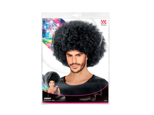 Peruca afro negru mare Jimmy