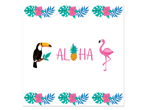 Șervețele Aloha birthday - 33 cm - 20 buc.