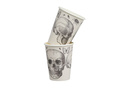 Pahare de hârtie Skull - 250 ml - 8 buc.