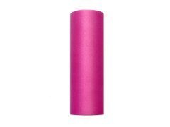 Fucsia tul neted - 15 cm x 9 metri - 1 buc.