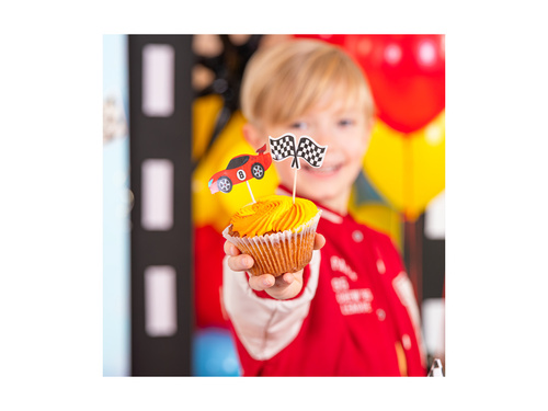 Picuri pentru tort Race Race - 10,5 cm - 7 buc.