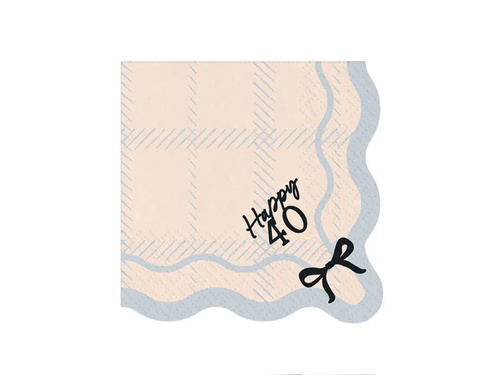 Șervețele fericite 40 - 33 cm - 12 buc.