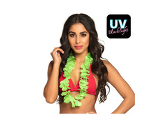 Colier UV Hawaiian Ohana verde neon