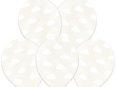 Baloane aniversare Clouds - 30 cm - 50 buc.