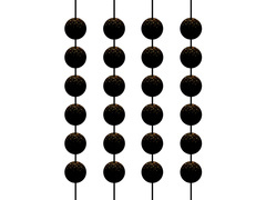 Decorațiuni strălucitoare pentru agățat - 4 buc.