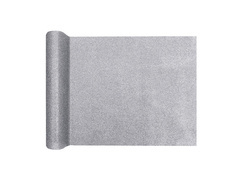 Decorațiune de masă cu sclipici - argintiu - 28 cm x 3 m - 1 buc.
