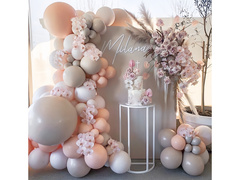 Set baloane ghirlanda baloane bej și mure - 81 buc.