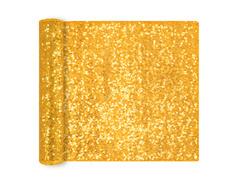 Decorațiune de masă cu paiete - auriu - 28 cm x 2 m - 1 buc.