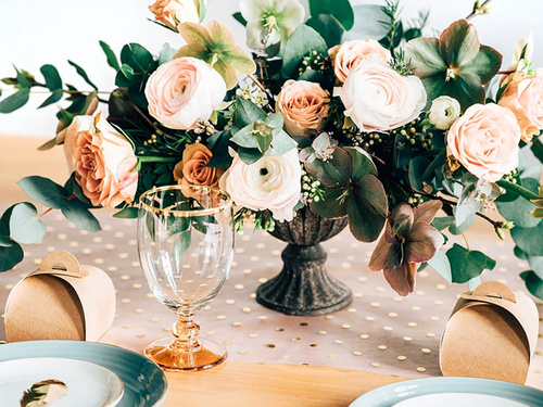 Cutii de oaspeți maro - 10 buc.