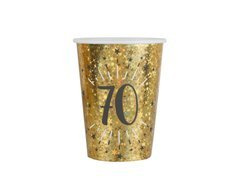 Cupe pentru a 70-a aniversare 70 Sparkling - 250 ml - 10 buc.
