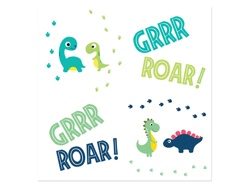Șervețele de ziua de naștere Happy Dinosaurs - 33 cm - 20 buc.