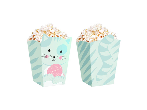 Cutii de popcorn pentru pisici - 6 buc.