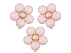 Balon din folie Floare roz - 33 cm - 3 buc.