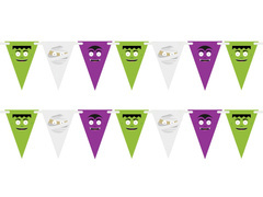 Halloween Monsters steag banner - 500 cm - 1 buc.